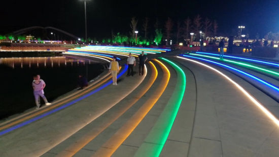 Barra de luz LED para iluminación de paso 24V IP65 Perfil Luz lineal