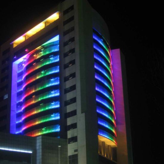 Blanco 18W lineal impermeable IP65 LED Color de la ciudad luces al aire libre