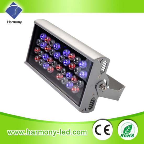 Impermeable IP65 36W RGB LED reflector