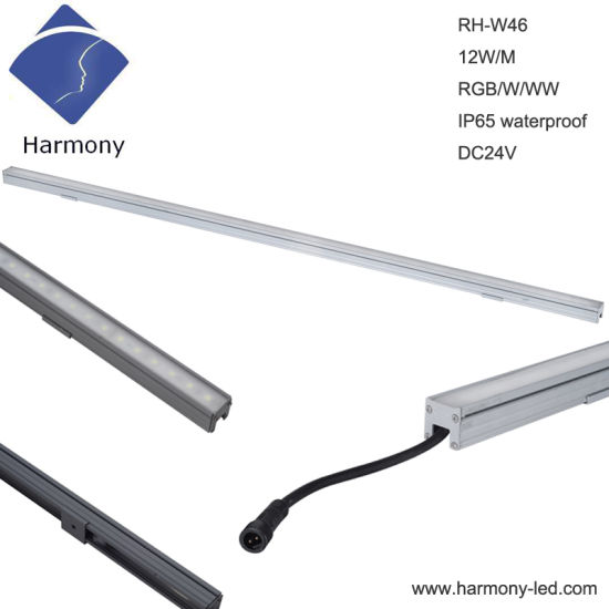 Multicolor rígido DMX 10W LED Lavadora de pared Barra de luz