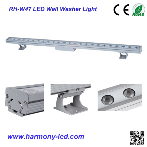Exterior impermeable IP65 18W 24W LED Lavadora de pared Iluminación