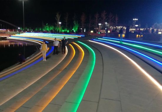 Outdoor SMD 5050 chip LED Lavadora lineal Iluminación